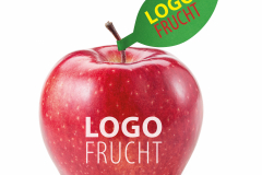 Fresh red apple isolated on white. With clipping path