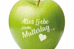 Green apple isolated