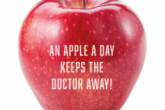 Fresh red apple isolated on white. With clipping path