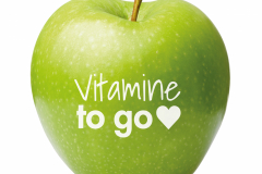 Green apple isolated