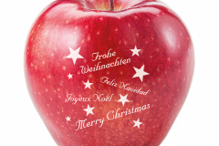 Fresh red apple isolated on white. With clipping path