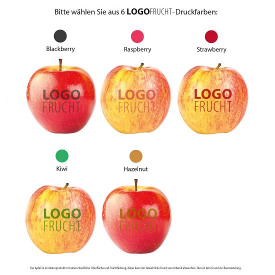 LogoFrucht Apfel "Vitamine" rot – Bild 2